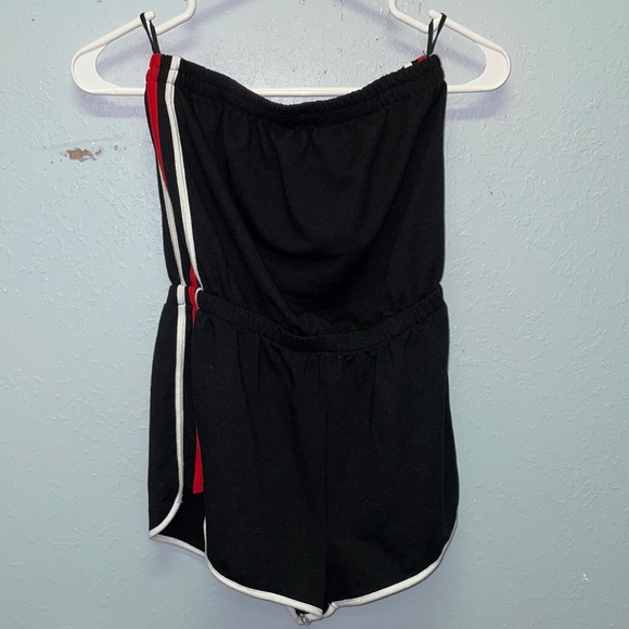 garage strapless romper - Picture 1 of 1